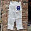 画像9: DEAD STOCK 1990’s UNIVERSAL OVERALL White Painter Pants　Size W31 L30 (9)