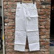 画像2: DEAD STOCK 1990’s UNIVERSAL OVERALL White Painter Pants　Size W31 L30 (2)