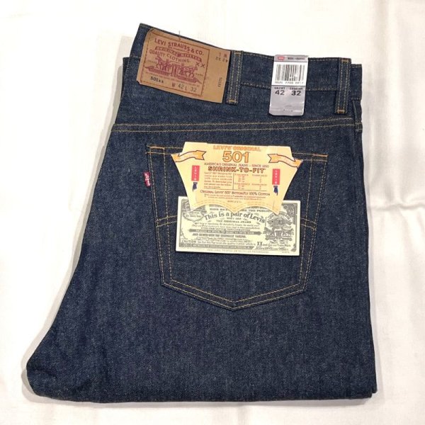 画像1: DEAD STOCK 1993's Levi's 501-0000　Size W42 L32 (1)