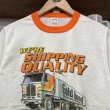 画像2: DEAD STOCK 1980's sportswear Truck Print Ringer Tee　Size M (2)