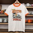 画像1: DEAD STOCK 1980's sportswear Truck Print Ringer Tee　Size M (1)