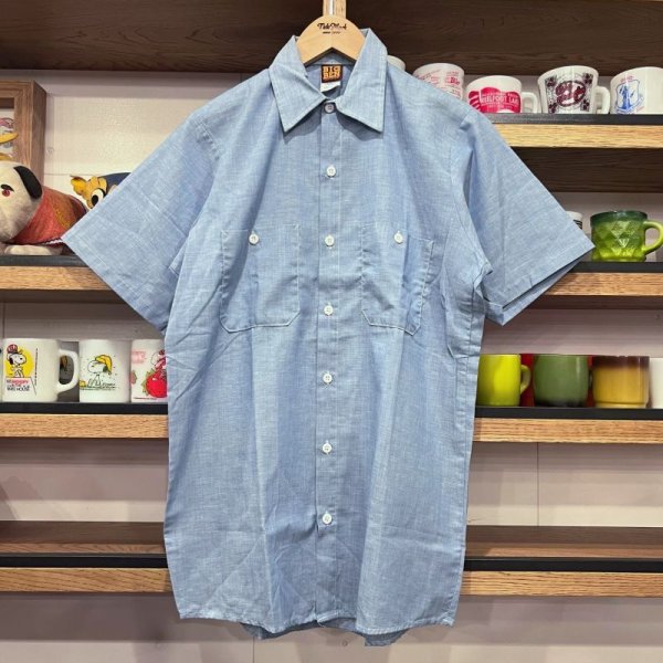 画像1: DEAD STOCK 1980’s BIG BEN S/S Chambray Shirt　Size SMALL (1)