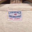 画像3: DEAD STOCK 1940’s LAWRENCE TAILORED KNIT Henry Neck Cotton Tee　Size 46 (3)