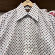 画像2: DEAD STOCK 1970’s David Harrison S/S Poly Shirt　Size 15 1/2