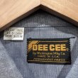 画像3: DEAD STOCK 1970’s DEE CEE S/S Chambray Shirt　Size S