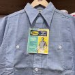 画像2: DEAD STOCK 1970’s Mr.Leggs S/S Chambray Shirt　Size S (2)