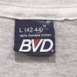 画像3: DEAD STOCK 1980's BVD V Neck Solid Tee #12　Size L