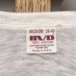 画像3: DEAD STOCK 1970's BVD V Neck Solid Tee #11　Size MEDIUM (3)