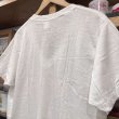 画像9: DEAD STOCK 1980's FRUIT OF THE LOOM V Neck Solid Tee #10　Size LARGE (9)