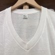 画像2: DEAD STOCK 1980's JC Penney V Neck Solid Tee #15　Size 40