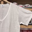 画像5: DEAD STOCK 1970's Hanes V Neck Solid Tee #8　Size  M