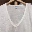 画像2: DEAD STOCK 1970's Hanes V Neck Solid Tee #8　Size  M (2)