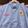 画像2: DEAD STOCK 1980's RIVERSIDE Miller Lite S/S B/D Work Shirt　Size 17 1/2