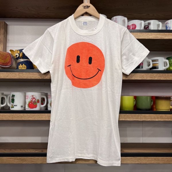 画像1: DEAD STOCK 1960’s DENMANS SMILY Tee　Size Medium (1)