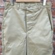 画像2: DEAD STOCK 1990's US Military PX Chino Trousers Prison Made　Size W31 L28 (2)