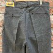 画像11: DEAD STOCK 1940’s Roomy Richard Black Chambray Pants　Size W32 L32 (11)