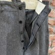 画像5: DEAD STOCK 1940’s Roomy Richard Black Chambray Pants　Size W32 L32 (5)