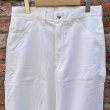 画像2: DEAD STOCK 1990’s UNIVERSAL OVERALL White Painter Pants　Size W32 L34