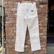 画像8: DEAD STOCK 〜80’s GENTAUR Double Knee White Painter Pants　Size W32 L33