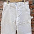 画像2: DEAD STOCK 〜80’s GENTAUR Double Knee White Painter Pants　Size W32 L33 (2)