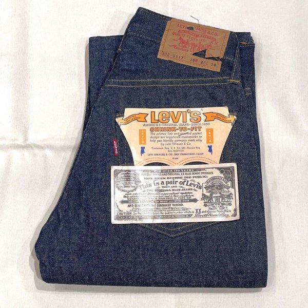 画像1: DEAD STOCK 1960's LEVI'S  302-0117 BIG "E"　Size W25 L28 (AGE 10) (1)