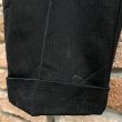 画像10: DEAD STOCK 1960’s 2-Tuck Black Cotton Pants　Size W29 L27