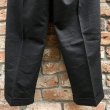 画像16: DEAD STOCK 1960’s 2-Tuck Black Cotton Pants　Size W29 L27