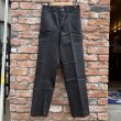 画像2: DEAD STOCK 1950's SUPERIOR Frisco Style Black Work Pants　Size・W29 L32 (2)