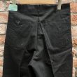 画像13: DEAD STOCK 1960’s 2-Tuck Black Cotton Pants　Size W29 L27