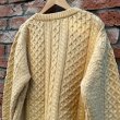 画像9: DEAD STOCK 1990's aran crafts Fisherman Cardigan　Size L