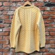 画像8: DEAD STOCK 1990's aran crafts Fisherman Cardigan　Size L