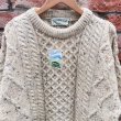 画像2: DEAD STOCK 1990's Quill’s Woolen Market Fisherman Sweater　Size M (2)