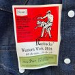 画像4: DEAD STOCK 〜70's ROEBUCKS Denim Western Shirt　Size S (4)