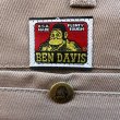 画像12: DEAD STOCK 1990's BEN DAVIS Work Pants MADE IN USA　Size W29 L32 (12)