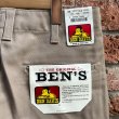 画像12: DEAD STOCK 1990's BEN DAVIS Work Pants MADE IN USA　Size W31 L32 (12)