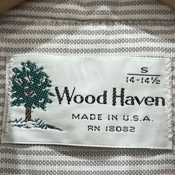 画像3: DEAD STOCK 1980's Wood Haven B/D Shirt　Size S (3)