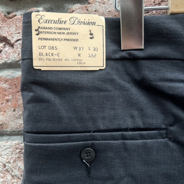 画像10: DEAD STOCK 1980's HABAND Slacks　Size W37 L30 (10)