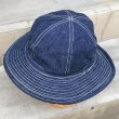 画像1: DEAD STOCK 1937’s US ARMY M-37 Denim Hat　Size 7 1/4 (1)