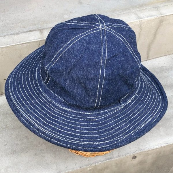 画像1: DEAD STOCK 1937’s US ARMY M-37 Denim Hat　Size 7 1/4 (1)