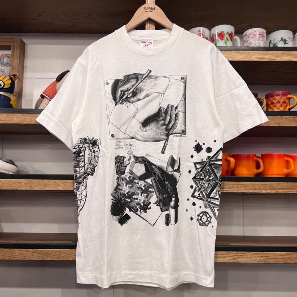 画像1: DEAD STOCK 1990’s MC Escher Tee　Size L (1)