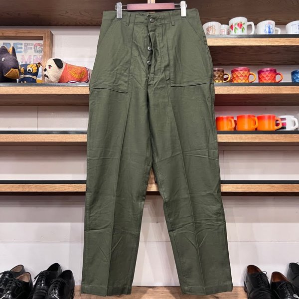 画像1: DEAD STOCK 1973's US Military OG-107 Utility Trousers　Size W33 L33 (表記 W34 L33) (1)