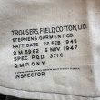 画像7: DEAD STOCK 1947's US ARMY M-45 Field Pants　Size W31 L30 (表記W30 L30) (7)