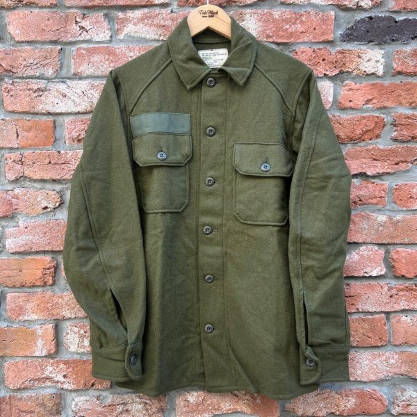 画像1: DEAD STOCK 1977’s US Military OG-108 Wool Shirt　Size X-SMALL (1)