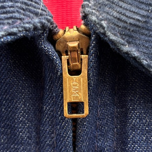 画像4: DEAD STOCK 1970's OSHKOSH Denim Zip-Up Work Jacket Size 42R (4)
