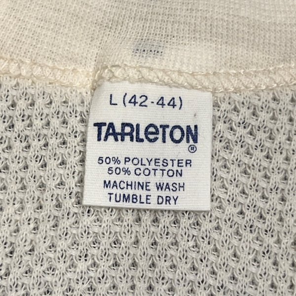 画像4: DEAD STOCK 1980's TARLeTON L/S Thermal　Size L (4)