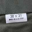 画像6: DEAD STOCK 1982's US Military OG-507 Utility Trousers　Size W29.5 L29.5 (表記W30 L31) (6)