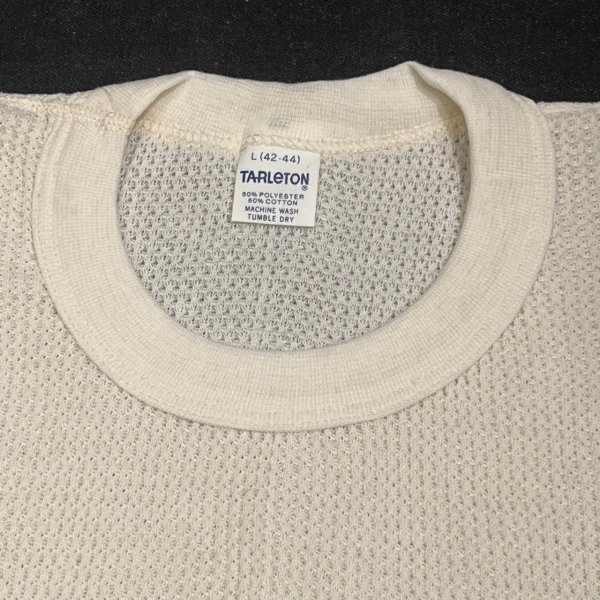 画像3: DEAD STOCK 1980's TARLeTON L/S Thermal　Size L (3)