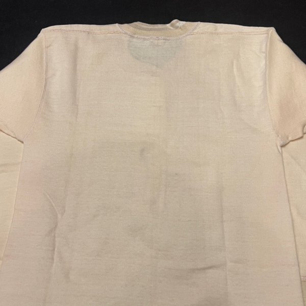 画像10: DEAD STOCK 〜60's Hanes Henry Neck Undershirt　Size 38 (10)