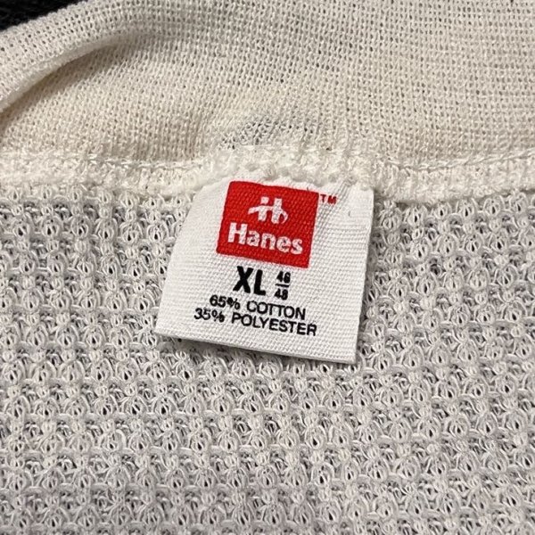画像4: DEAD STOCK 1990's Hanes L/S Thermal　Size XL (4)