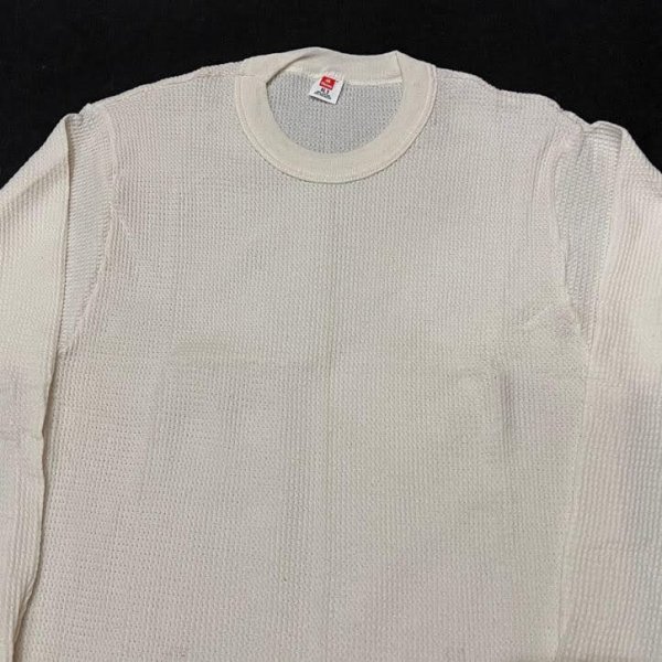画像2: DEAD STOCK 1990's Hanes L/S Thermal　Size XL (2)